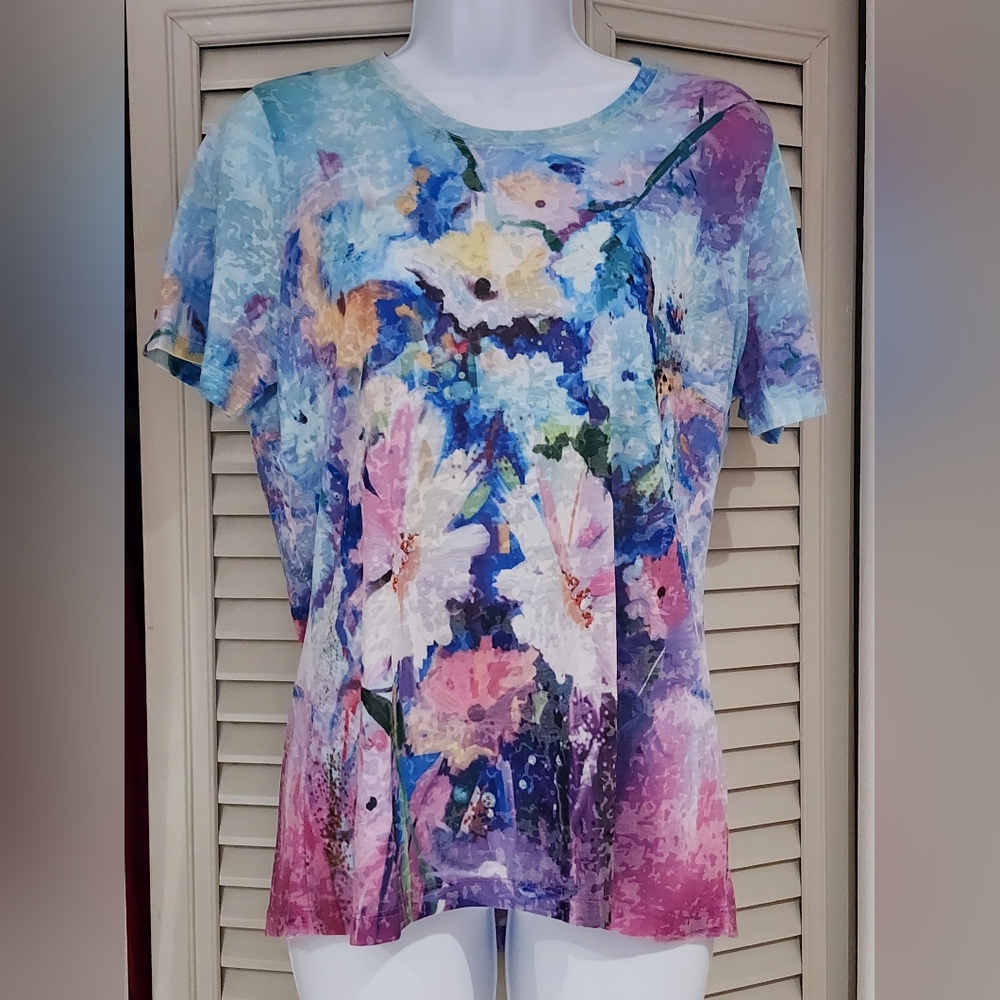 Alison Sheri Floral Print Women's Top